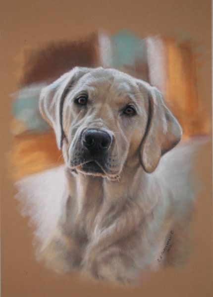 traditional dog portrait